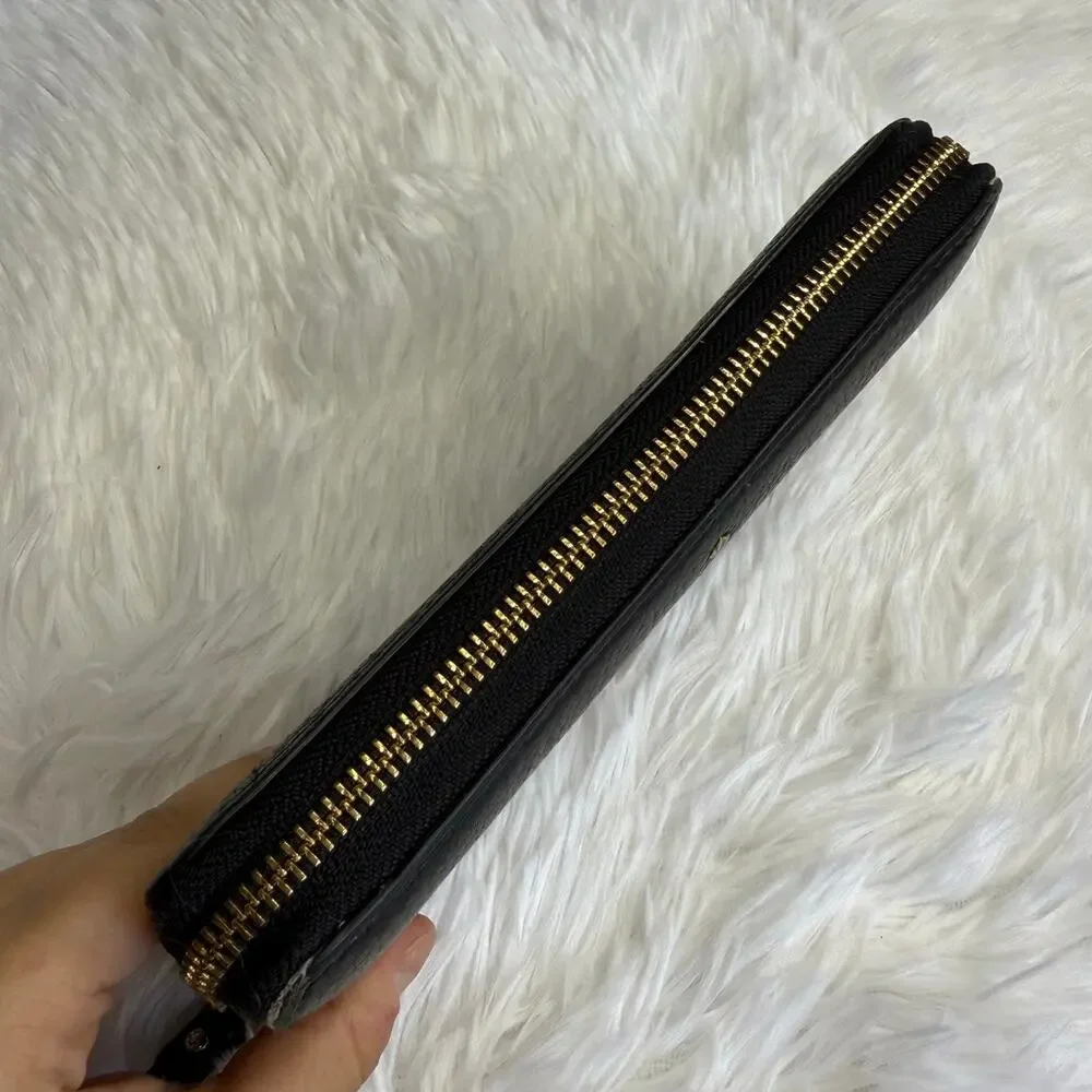Kate Spade New York Black Zip Around Wallet